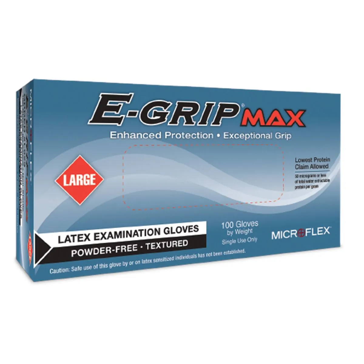 Microflex E-GRIPMAX PF LATEX EXAM GLOVES BOX/100 XL