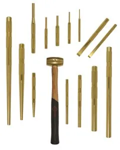 15 Piece Brass Punch &