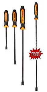 4 Piece Orange Pry Bar Promo