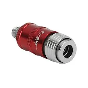 MILTON 5 IN ONE UNIVERSAL SAFETY EXHAUST QUICK-CONNECT INDUSTRIAL COUPLER, 1/4" NPT