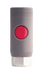 "M" Style Female Push Button Safety Coupler