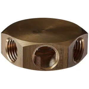 Milton Industries Air Manifold 1/4" Inlet 3 Outlets 1/4"