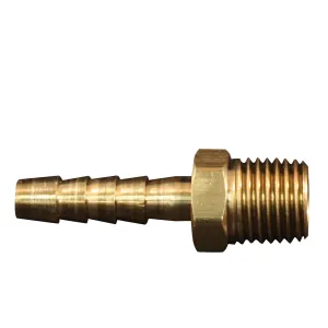 Milton Industries 1/4" M. End, 5/16" ID Hose, 2/cd