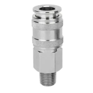 Milton Industries Universal Coupler, 1/4" body; 1/4" MNPT
