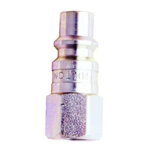 Milton Industries 1/4" Female Plug H-Style, 2/cd