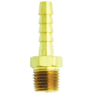 Milton Industries 1/4" M. End, 1/4" ID Hose, 2/cd