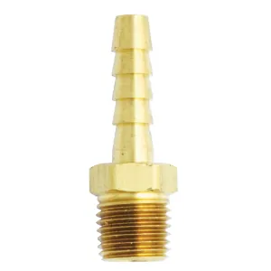 Milton Industries 3/8" M. End, 3/8" ID Hose, 2/cd