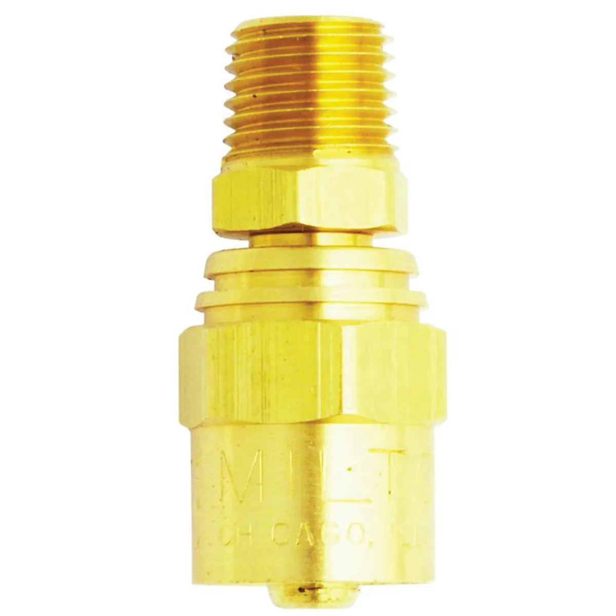 Milton Industries Reusable Hose End, 1/4" x 9/16"