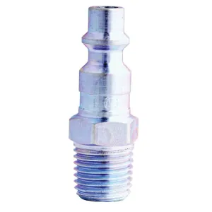 Milton Industries 1/4" Male Plug M-Style, 2/cd