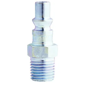 Milton Industries 1/4" Male Plug A-Style, 2/cd