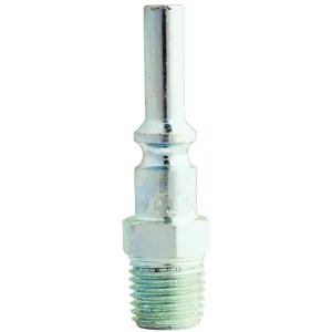 Milton Industries 1/4" Male Plug L-Style, 2/cd