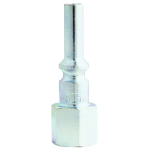 Milton Industries 1/4" Female Plug L-Style, 2/cd