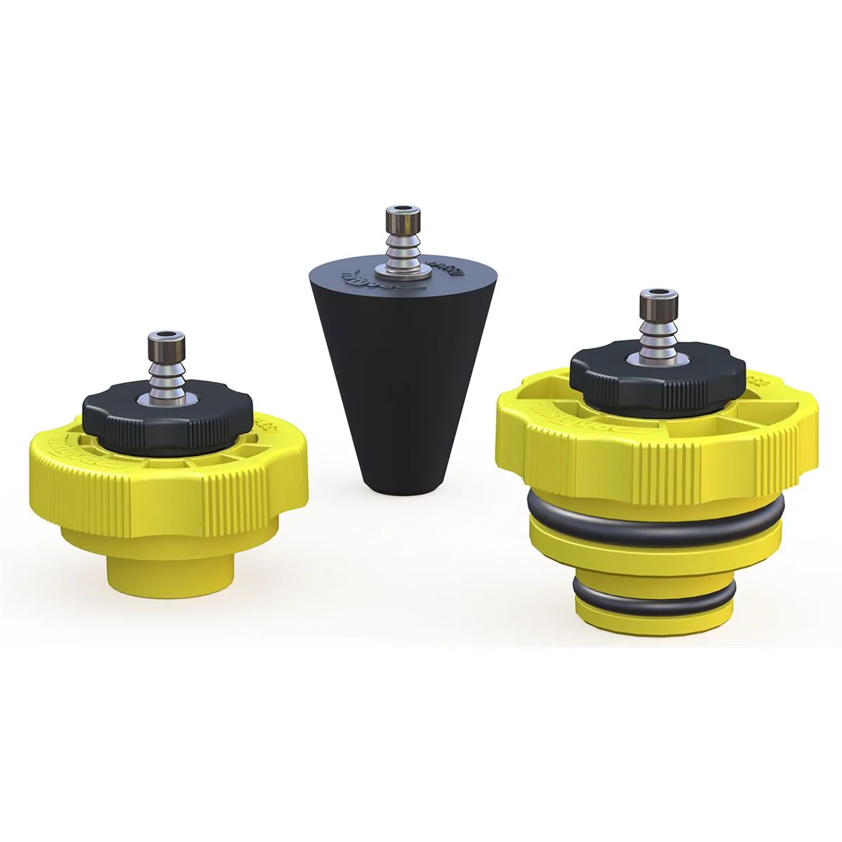Mityvac Power Steering Air Bleed 3 Adapter Kit - Universal, GM and Ford