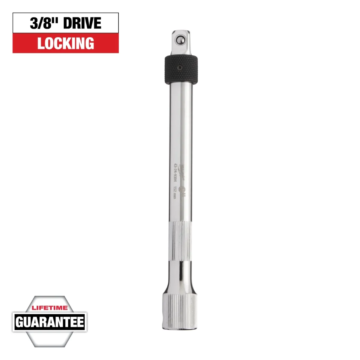 Milwaukee Tool 3/8 Inch Drive 6 Inch Locking Extension