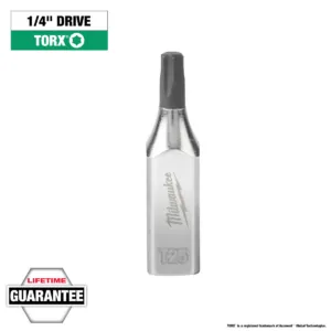 Milwaukee Tool 1/4" Drive T25 TORX Bit Socket