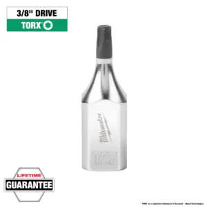 Milwaukee Tool 3/8" Drive T27 TORX Bit Socket