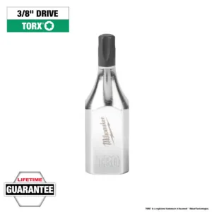 Milwaukee Tool 3/8" Drive T30 TORX Bit Socket