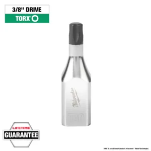 Milwaukee Tool 3/8" Drive T40 TORX Bit Socket