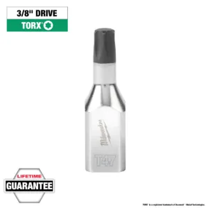 Milwaukee Tool 3/8" Drive T47 TORX Bit Socket