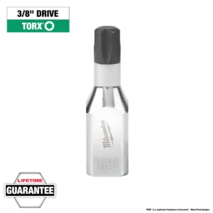 Milwaukee Tool 3/8" Drive T50 TORX Bit Socket