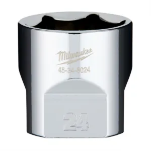 Milwaukee Tool 3/8" Drive 24mm Socket