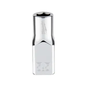 Milwaukee Tool Milwaukee Tool 1/4" Drive 5.5mm Metric Socket with FOUR FLAT Sides, 6-Point, Vanadium Steel, Chrome