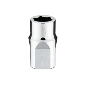 Milwaukee Tool 3/8" Drive 3/8" SAE 6-Point Socket with FOUR FLAT Sides, Vanadium Steel, Chrome