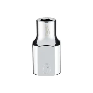 Milwaukee Tool 3/8" Drive 6mm Metric 6-Point Socket with FOUR FLAT Sides, Vanadium Steel, Chrome