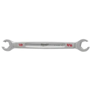Milwaukee Tool 1/2" X 9/16" Double End Flare Nut Wrench