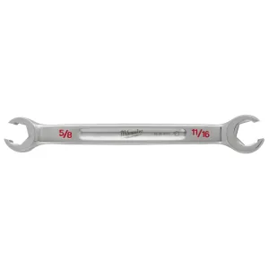 Milwaukee Tool 5/8" X 11/16" Double End Flare Nut Wrench