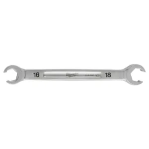 Milwaukee Tool 16mm X 18mm Double End Flare Nut Wrench