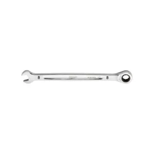 Milwaukee Tool 8MM Metric Ratcheting Combination Wrench, 12-Point, Steel, Chrome