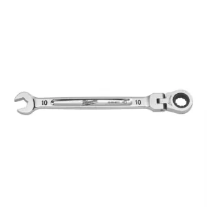 Milwaukee Tool 10mm Flex Head Ratcheting Combination Wrench