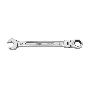 Milwaukee Tool 19mm Flex Head Ratcheting Combination Wrench