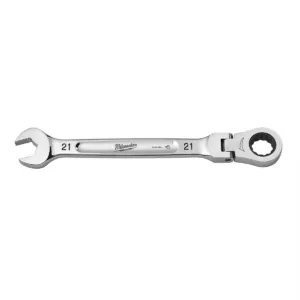 Milwaukee Tool 21mm Flex Head Ratcheting Combination Wrench