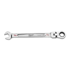 Milwaukee Tool 7/16" Flex Head Ratcheting Combination Wrench