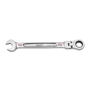 Milwaukee Tool 9/16" Flex Head Ratcheting Combination Wrench