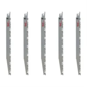 Milwaukee Tool 9" 5 TPI Pruning SAWZALL Blade (5 PK)