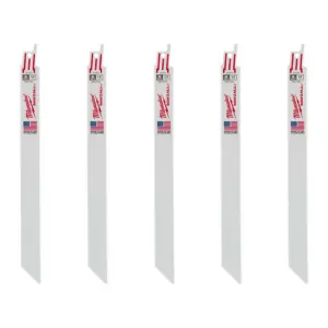 Milwaukee Tool 9" 14 TPI SAWZALL Blades (5 Pk)