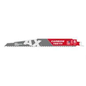 Milwaukee Tool SAWZALL The AX 5 TPI 9" Carbide Blades - 1PK