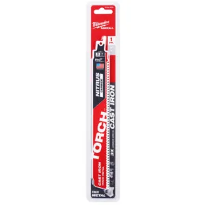 Milwaukee Tool 9" 8TPI The TORCH for CAST IRON with NITRUS CARBIDE 1PK