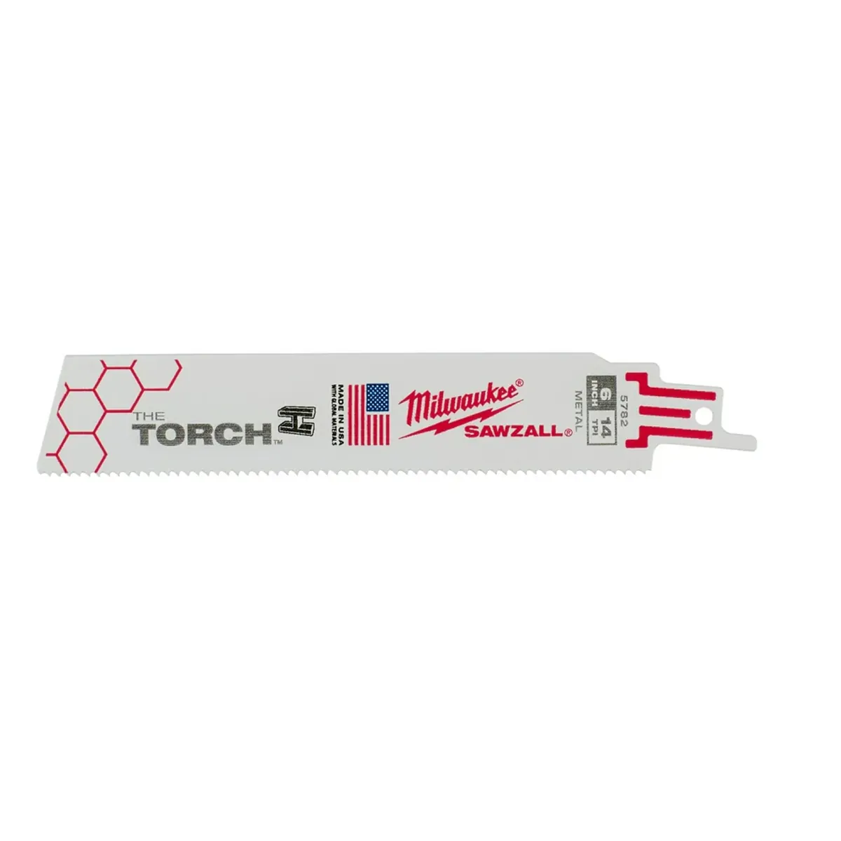 Milwaukee Tool 6" 14 TPI The Torch SAWZALL Blades (5 Pk)
