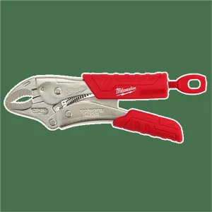 Milwaukee Tool 5" Locking Pliers Curved Jaw w/ Durable Grip
