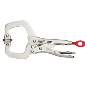 Milwaukee Tool 6" Locking C-Clamp Swivel Jaws