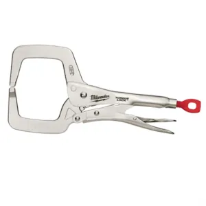 Milwaukee Tool 11 in. Torque Lock Locking C-Clamp with Regular Jaws