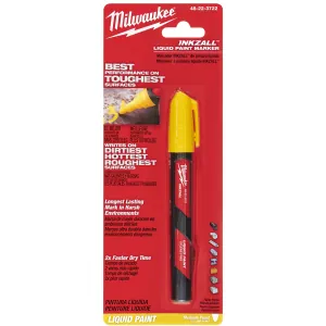 Milwaukee Tool INKZALL Yellow Liquid Paint Marker