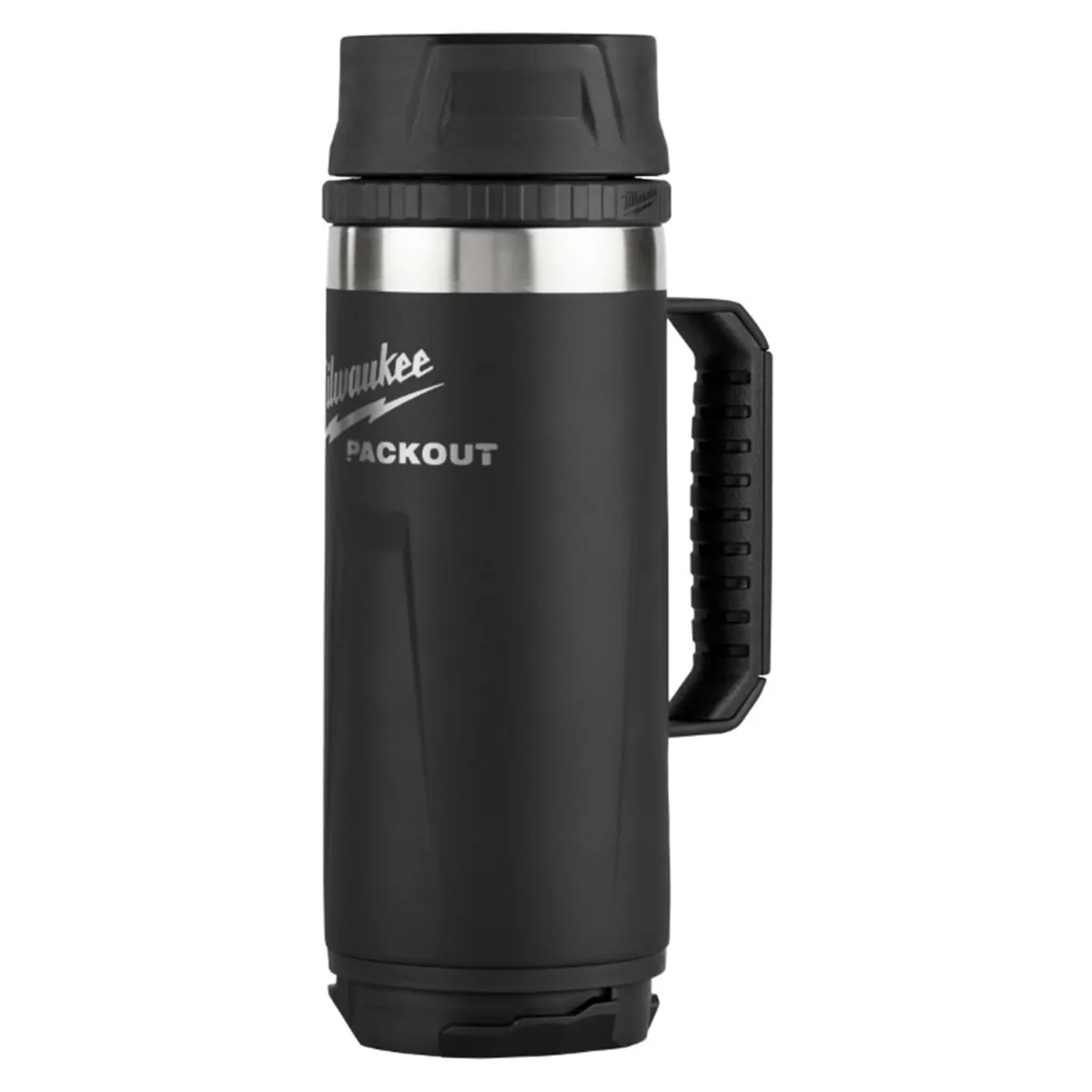 Milwaukee Tool PACKOUT 18oz Insulated Mug with Sip Lid - Black