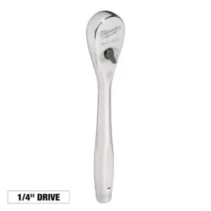 Milwaukee Tool 1/4" Drive 90-Tooth Slim Profile Ratchet