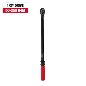 Milwaukee Tool 1/2 Inch Drive Click Torque Wrench 50-250 ft-lbf