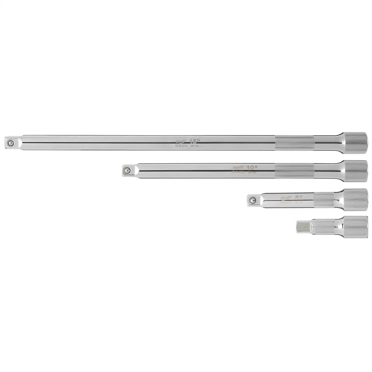 Milwaukee Tool 4pc 1/2” Drive Extension Set